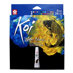 Koi Watercolors 5ml Tube 24pc Set