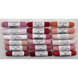 Mt. Vision Handmade Soft Pastels - Red & Pink 18 pc. Set