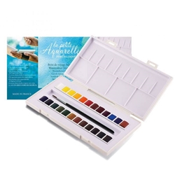 Sennelier Aquarelle Travel Box Set of 24 Half-Pans