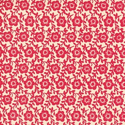 *NEW!* Carta Varese Florentine Paper- Vine Flower Red 19x27 Inch Sheet