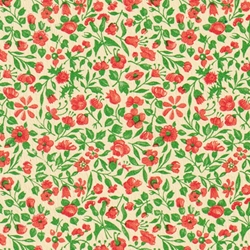 *NEW!* Carta Varese Florentine Paper- Mini Blossom in Orange 19x27 Inch Sheet