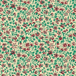 *NEW!* Carta Varese Florentine Paper- Mini Blossom in Turquoise 19x27 Inch Sheet