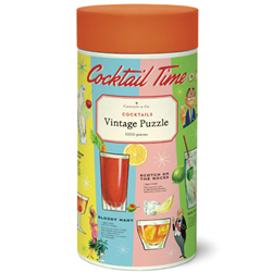 Cavallini Puzzles - Cocktails 1,000 Piece Puzzle