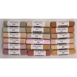 Mt. Vision Handmade Soft Pastels - Light Portait 18 pc. Set