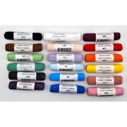 Mt. Vision Handmade Soft Pastels - Workshop A. 18 pc. Set