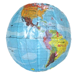 Japanese Paper Balloon- Globe 6" Diameter