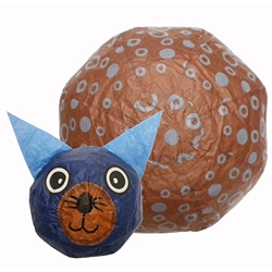 Japanese Paper Balloon- Cat and Ball Set (Random Color Choice)