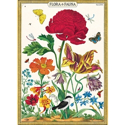 **NEW!** Cavallini Decorative Paper - Flora & Fauna 20"x28" Sheet