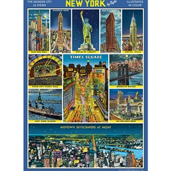 **NEW!** Cavallini Decorative Paper - New York City by Night 20"x28" Sheet
