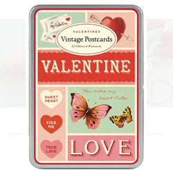 Cavallini Vintage Postcards- Valentines 2
