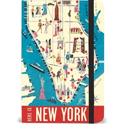 Cavallini Small Notebook- New York City Map