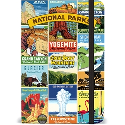 Cavallini Small Notebook- National Parks