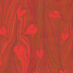 Tassotti Paper- Printed Marble Hearts 19.5"x27.5" Sheet