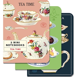 Cavallini Tea Time Mini Notebook Set
