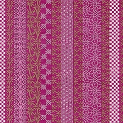 "NEW!" Chiyogami- Striped Patterns in Magentas 18" x 24" Sheet