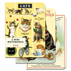 Cavallini Cats Mini Notebook Set