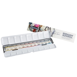 Schmincke Limited Edition Monorail Metal Watercolor Set - Hazel Soan 12 Half Pans