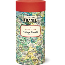Cavallini Puzzles - Map of France 1,000 Piece Puzzle