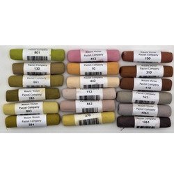 Mt. Vision Handmade Soft Pastels - Midtone Earth 18 pc. Set