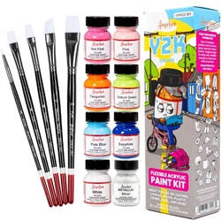 Angelus Acrylic Leather Paint Set - 13pc. Y2K