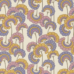 **NEW!** Rossi Decorated Papers from Italy - Papyrus in Pink, Purple, and Orange 28"x40" Sheet