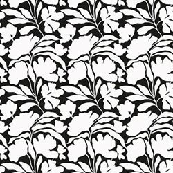 "Kelp Ink Floral Art" Paper 20x27" Sheet