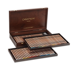 Caran D'Ache Luminance - Wooden Box Set of 80