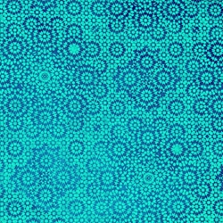 ***NEW!*** Mandala in Bright Turquoise on Blue  lokta 20x30" Sheet