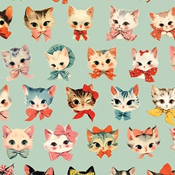 "Cute Cat" Decorative Paper 20x27" Sheet