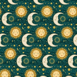 "Sun and Moon" rolled wrap 27" x 8' roll