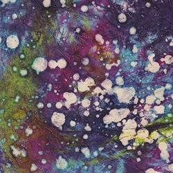 Batik Polka Dot Lokta Paper- Earth 19.5" x 29.5" Sheet
