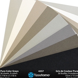 Pure Color Grays Origami Paper- 36 Sheets, 15cm