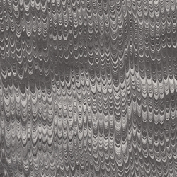 Nepalese Marbled Paper- Black Combed Marbling on Natural Lokta 20x30" Sheet