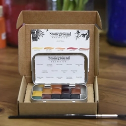 Stoneground Paint Co. Watercolor Set - Earth Palette 14