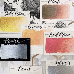 Stoneground Paint Co. Watercolor Set - Metallic Palette 6