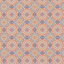 Carta Varese Fantasy Paper- Orange and Blue Majolica 19x27" Sheet