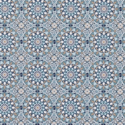 Carta Varese Fantasy Paper- Blue Arabesque 19x27" Sheet