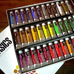 Liquitex Basics Acrylic Paint Color Chart