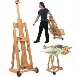 Richeson Belmont Collapsible Lyptus Wood Easel - $360