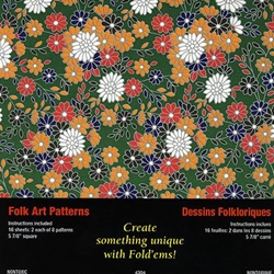 Origami Paper- Folk Art Patterns