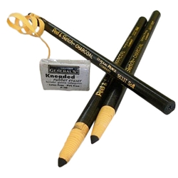 General Pencil Peel & Sketch Charcoal Pencils 3/Pkg