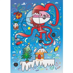 Jon Burgerman Holiday Card