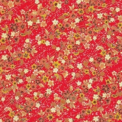 Red, Yellow, & Orange Floral - 18.75"x25.5" Sheet