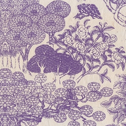 Paradise Garden Metallic Printed Paper