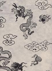 Nepalese Dragon Printed Lokta