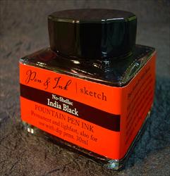 Pen & Ink No Shellac India Black Ink 30ml