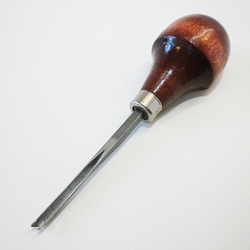 V Shaped Linoleum Cut and Wood Cut Tool with Ball Shaped Handle