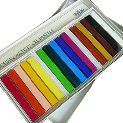 Holbein Oil Pastels Introductory Set of 15 Colors (Cardboard Box)