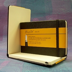 Pen & Ink Heavy-Weight Blank Sketch Book (Landscape Format) 3-1/2x5-1/2 Inch