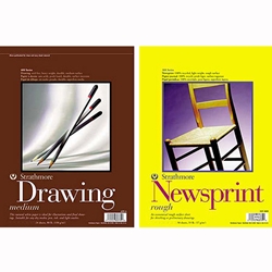 Strathmore 18x24 Inch Drawing & Newsprint Pad Value Pack